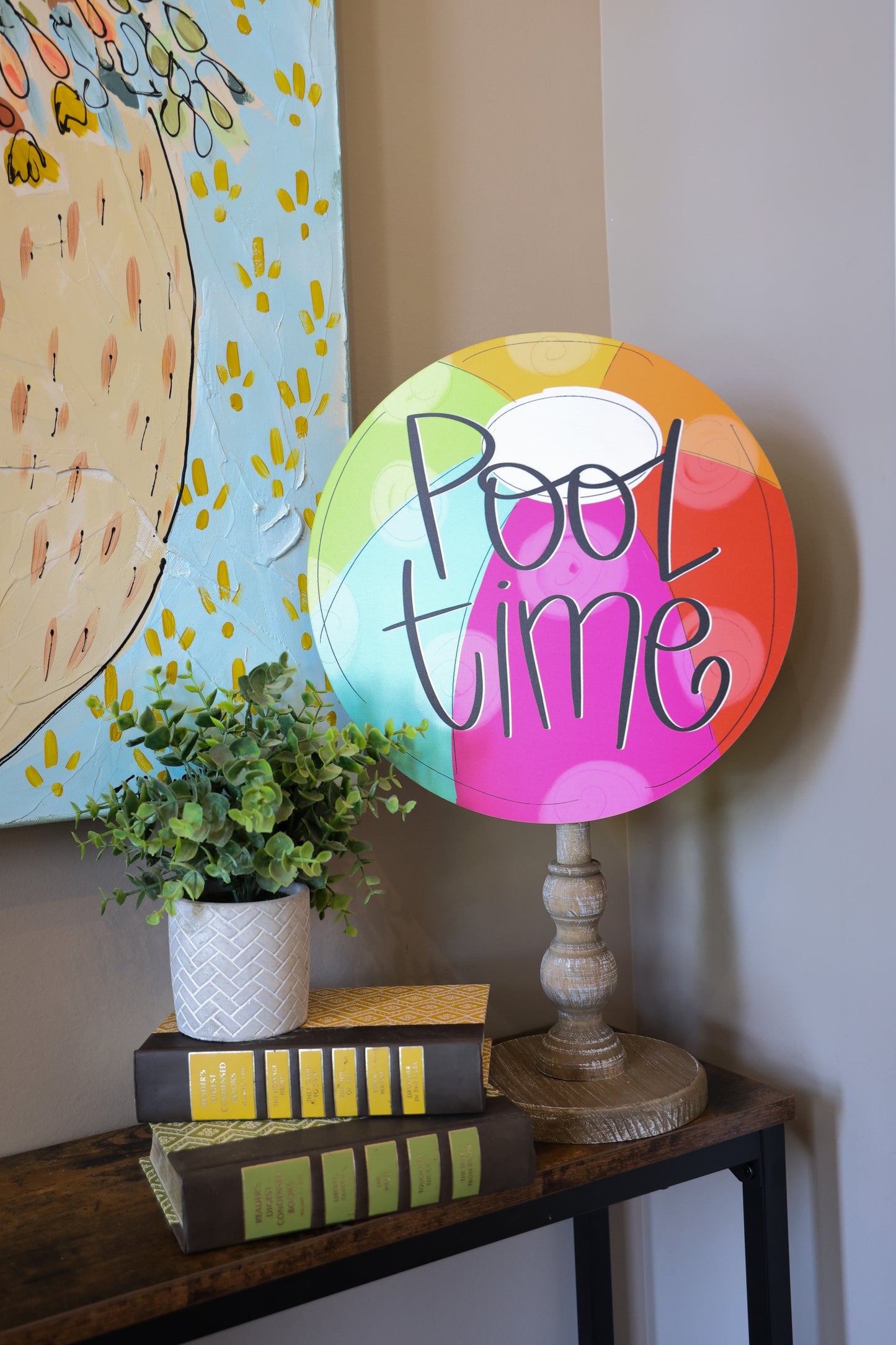 Pool Time Topper