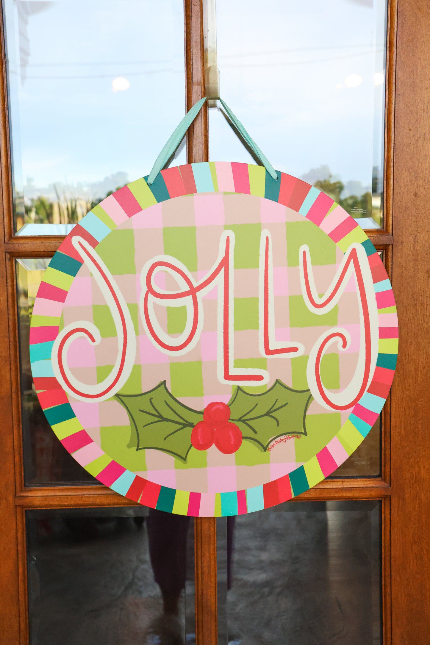 Jolly Jewel Tone Doorhanger