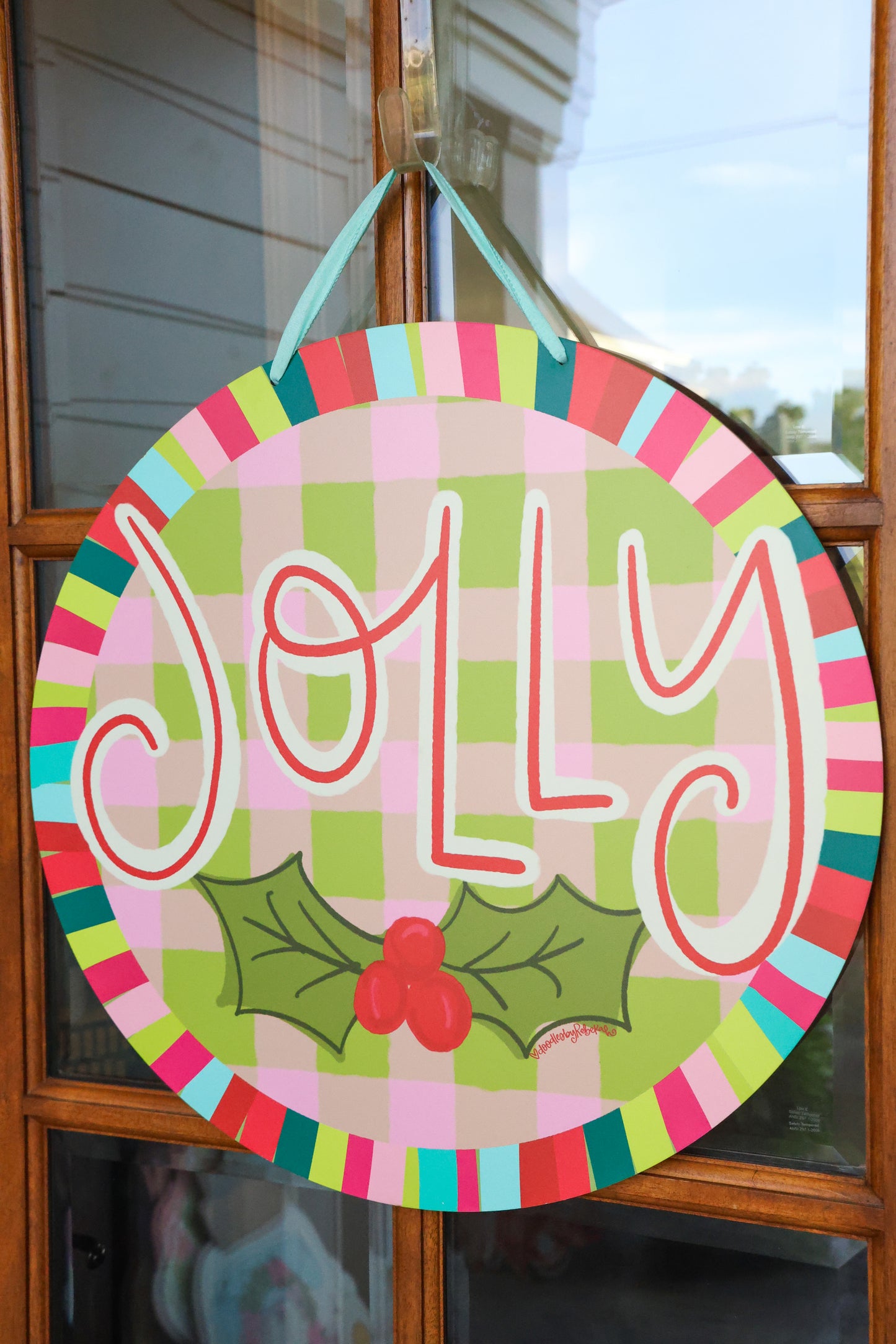 Jolly Jewel Tone Doorhanger