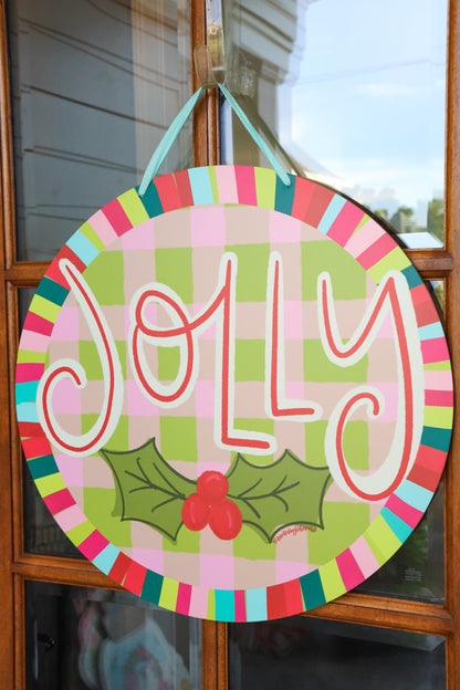 Jolly Jewel Tone Doorhanger