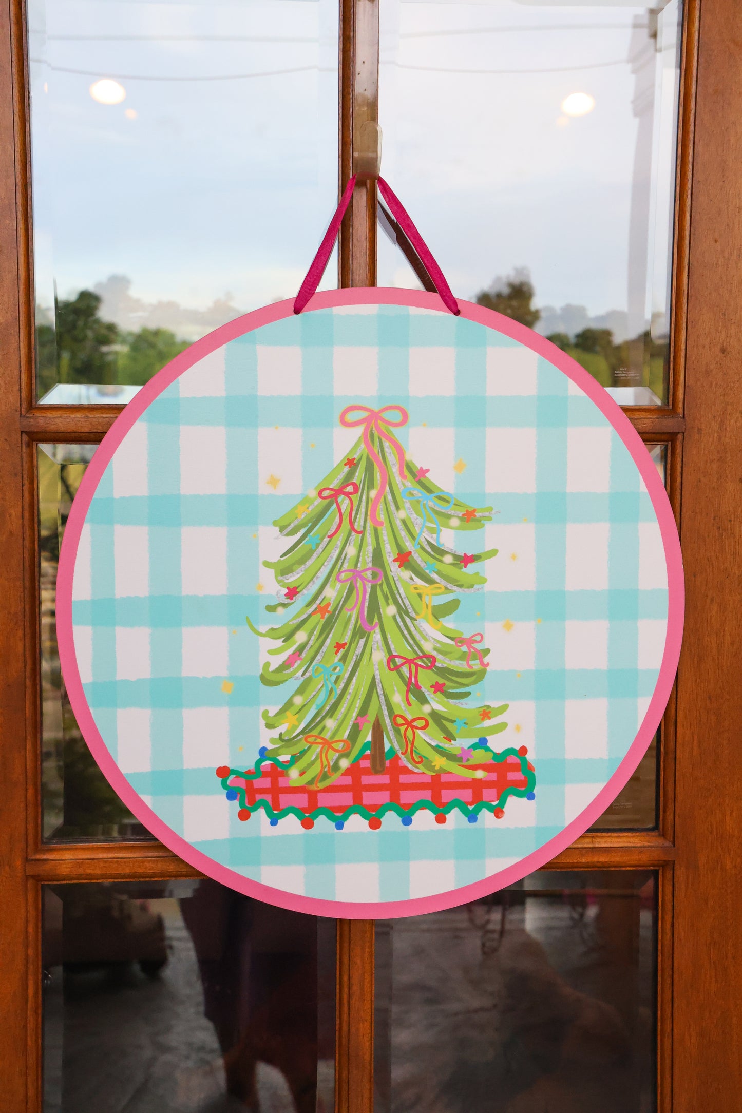 Bow Tree Circle Doorhanger