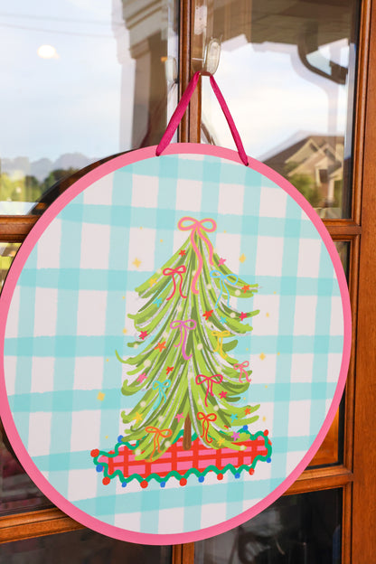 Bow Tree Circle Doorhanger