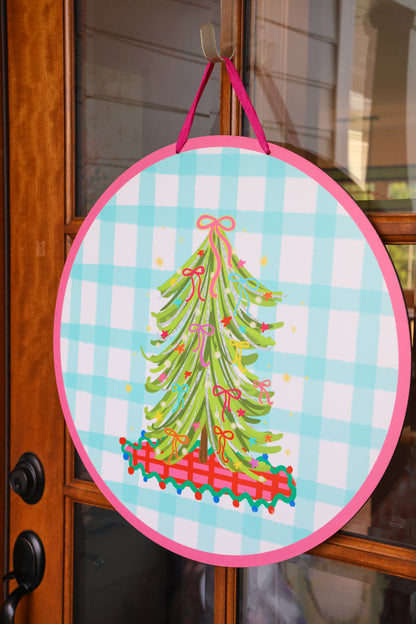 Bow Tree Circle Doorhanger
