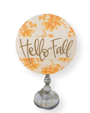 Hello Fall Doorhanger/Topper/Attachment - Door Hanger