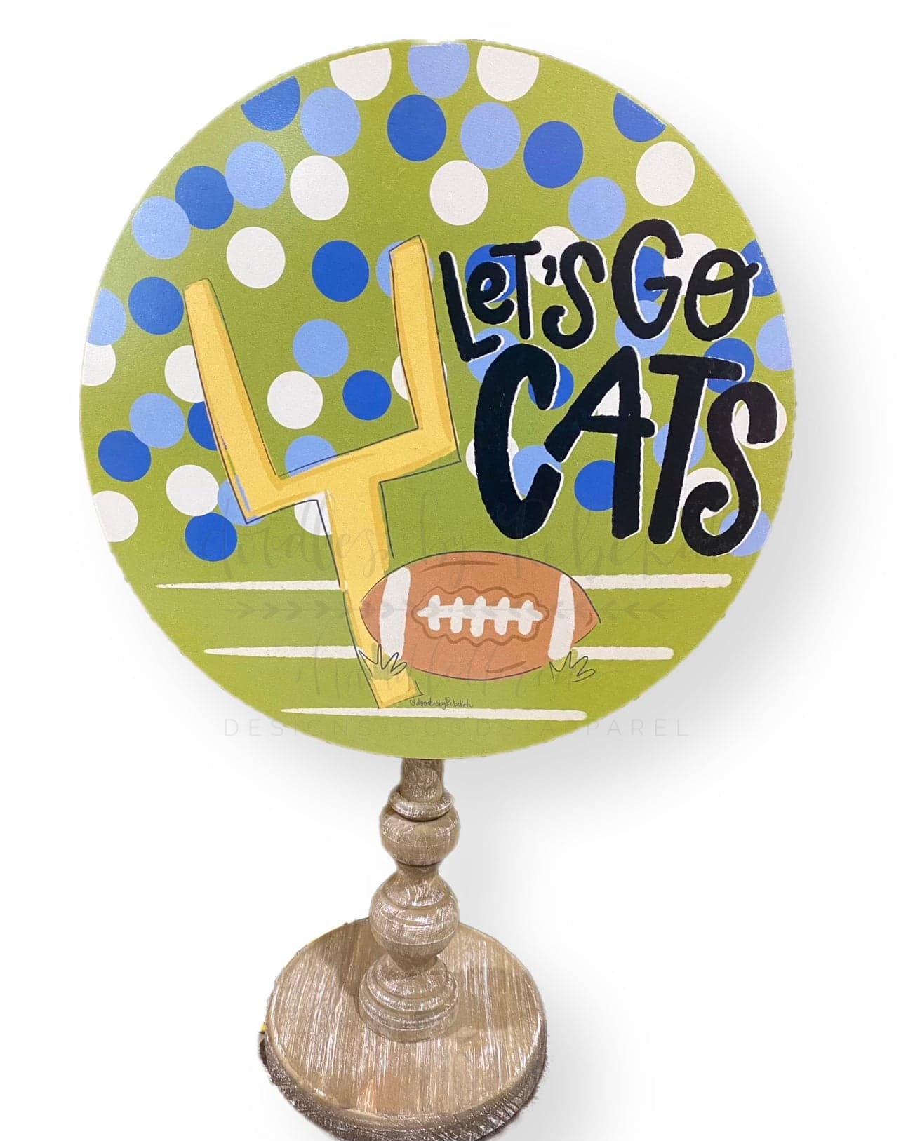 Let’s Go *Custom School* Football Topper/Attachment - Door Hanger