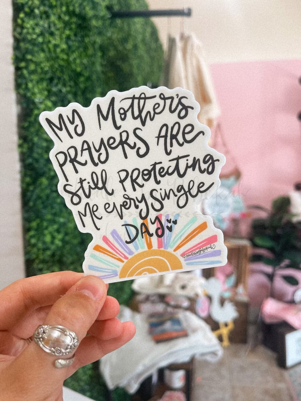 My Mother’s Prayers Are Still Protecting Me Sticker - Sticker