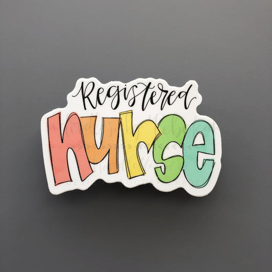 Registered Nurse Sticker - Sticker