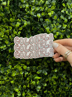 Colonels Colonels Colonels Sticker - Sticker
