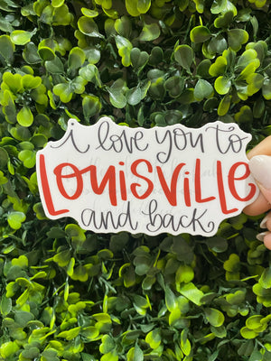 To Louisville And Back Sticker - Sticker
