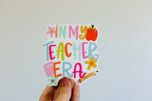 In My Teacher Era Sticker - Sticker