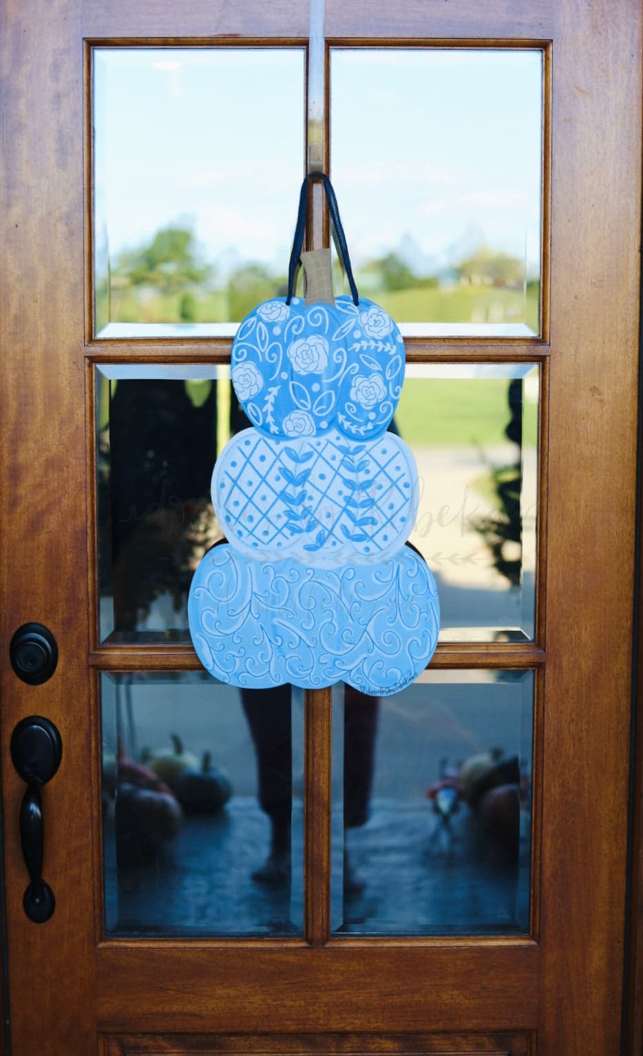 Chinoiserie Stack Doorhanger - Door Hanger