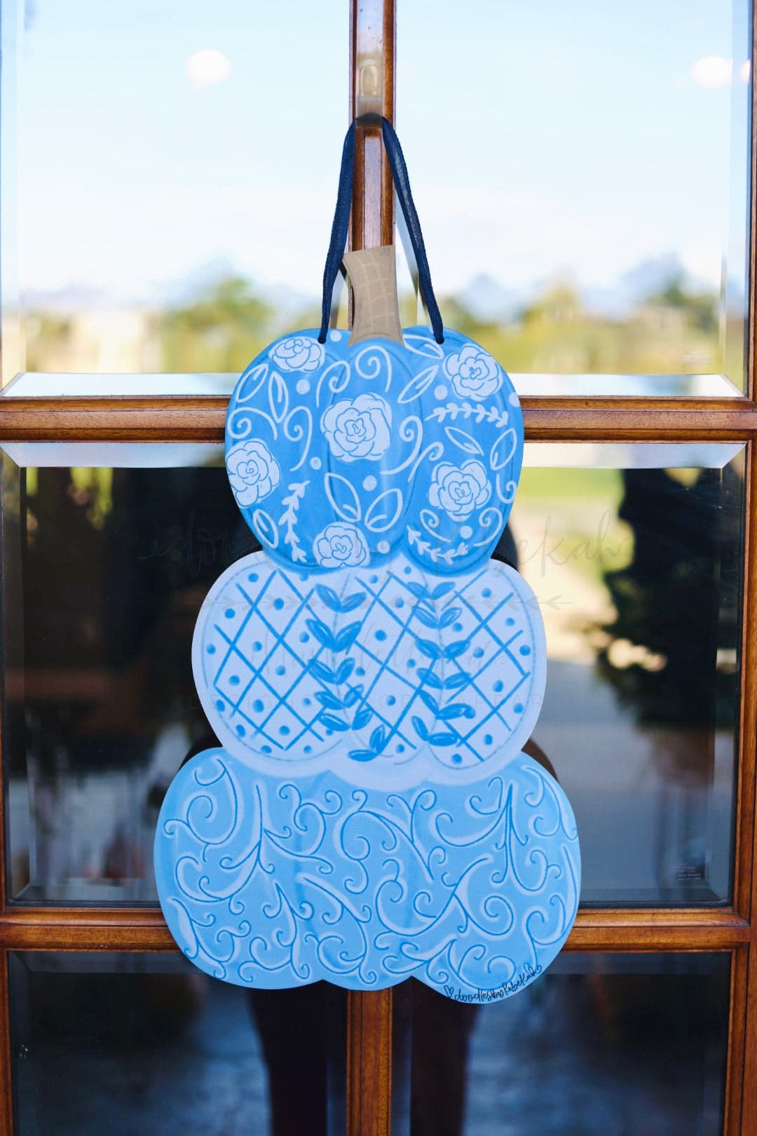 Chinoiserie Stack Doorhanger - Door Hanger