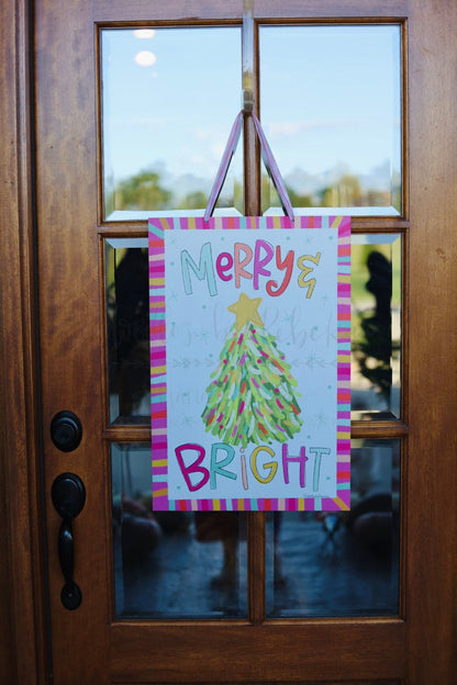 Merry and Bright Doorhanger - Topper