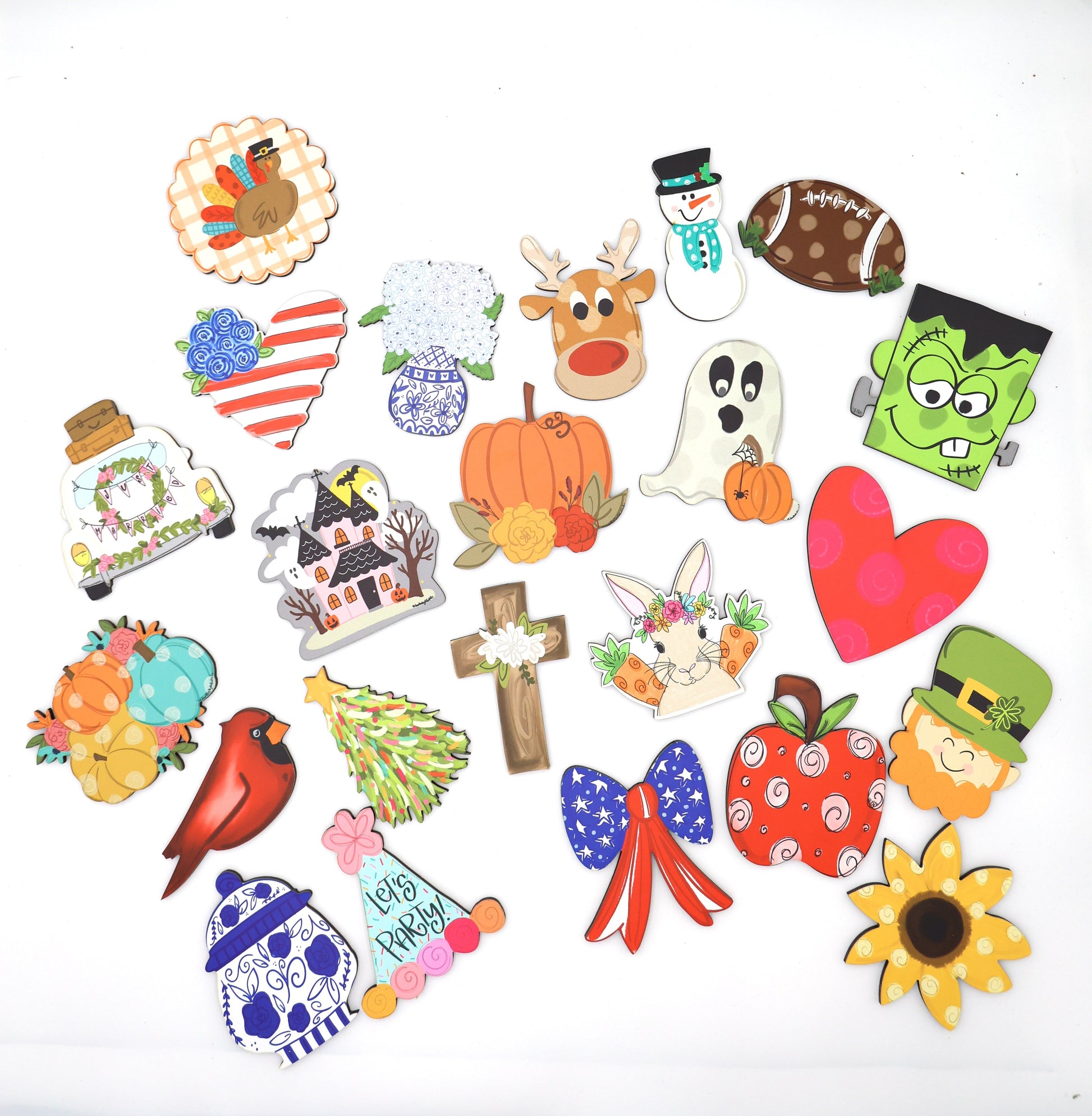 Mini MDF Interchangeable Wooden Toppers