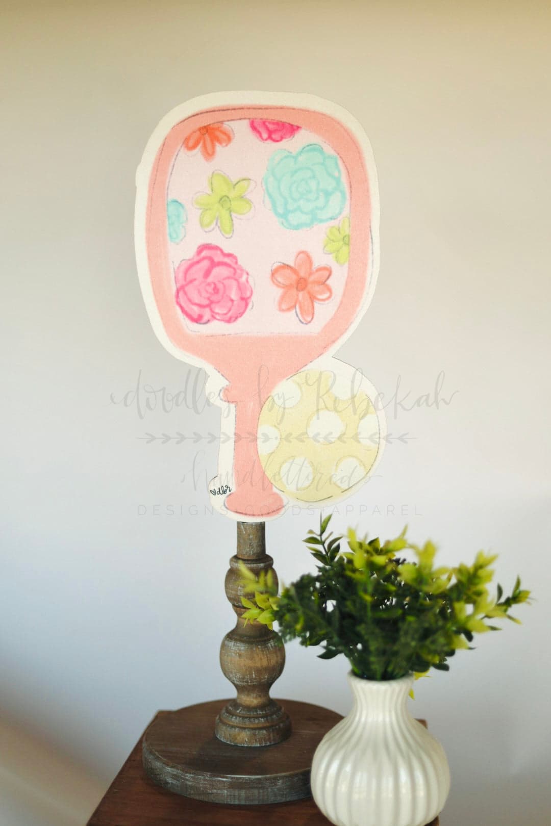 Pickle Ball Paddle Topper/Attachment - Door Hanger