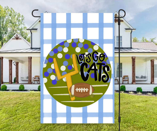 Let’s Go *Custom School* Football Garden Flag - Garden Flag