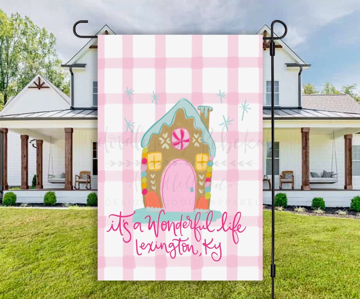 It’s a Wonderful Life *Custom Town Name* Garden Flag - Garden Flag