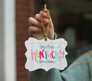 Merry Kentucky Christmas Ornament - Ornaments