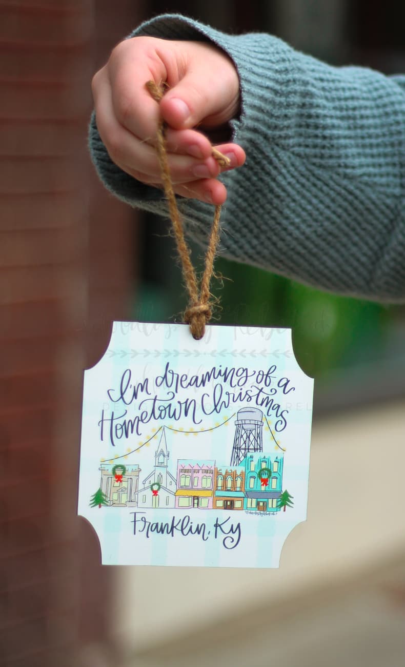 I’m Dreaming of a Hometown Christmas *Custom Town Name* Ornament - Ornaments