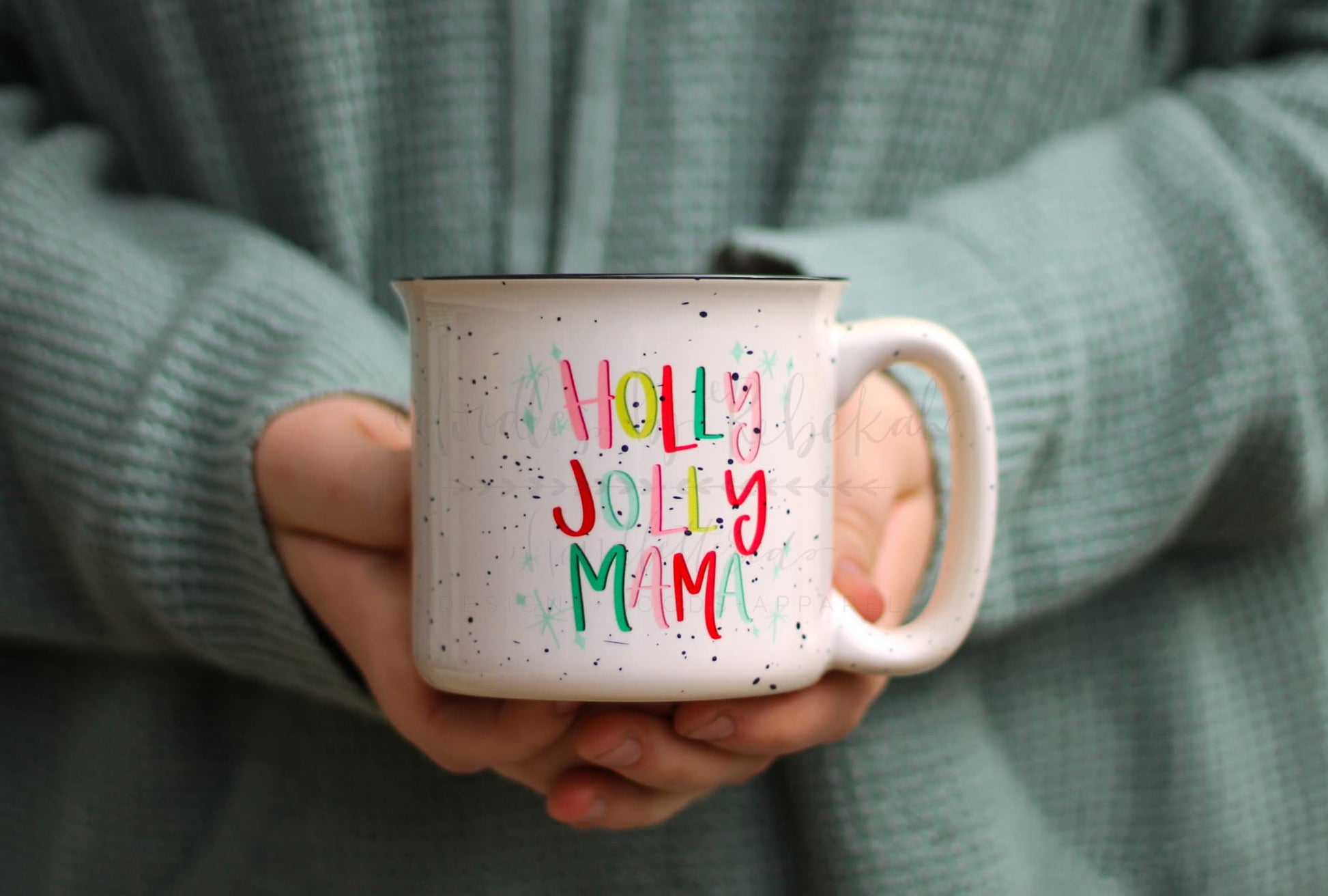 Holly Jolly Mama Mug - Coffee Mug