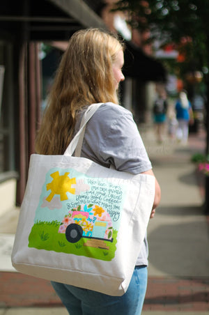 Say Yes to What Makes You Happy Camper Tote - Tote