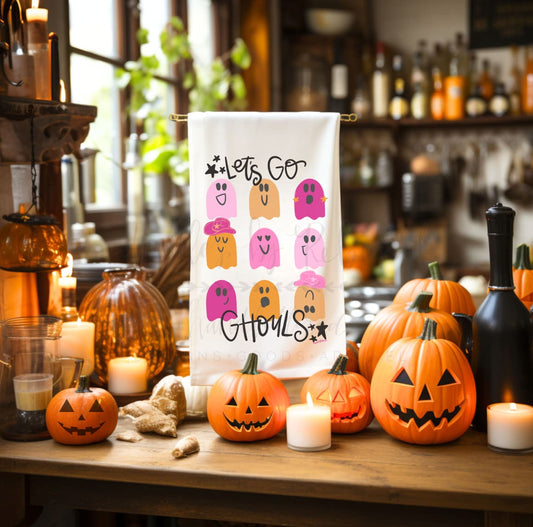 Let’s Go Ghouls Tea Towel - Tea Towels