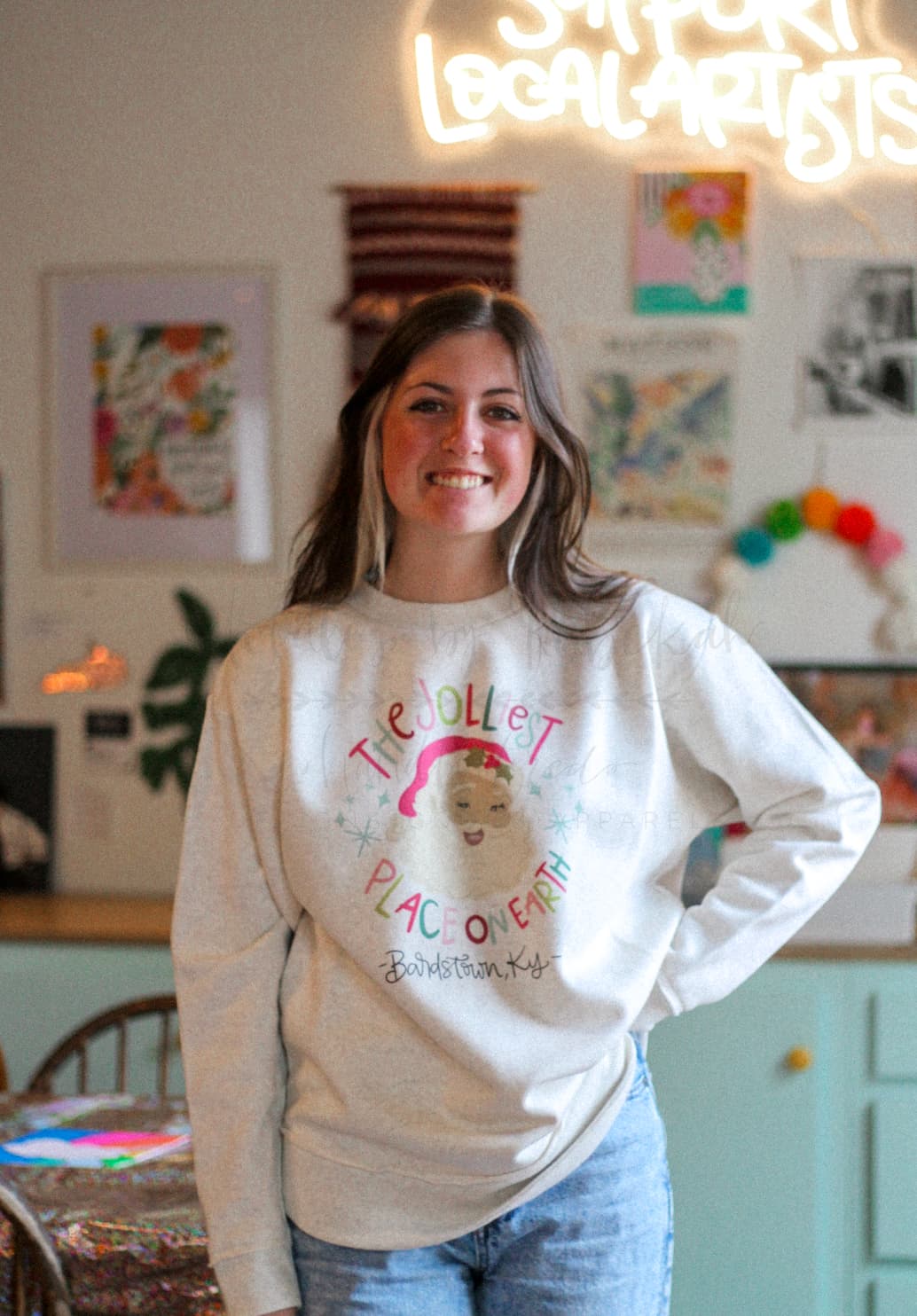 The Jolliest Place on Earth - Custom Town Sweatshirt & Tee - Tees