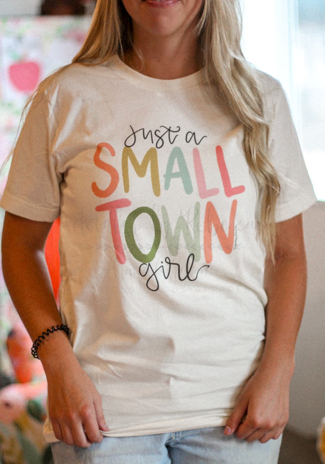 just a small town girl t shirt