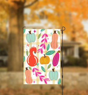 Colorful Gourds Garden Flag - Garden Flag