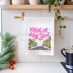 Magic on Main Street Tea Towel (Custom) - Tea Towels