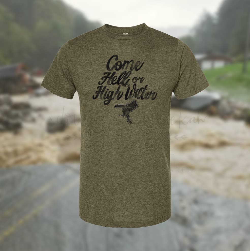 Come Hell or High Water Hurricane Helene Tee - Tees