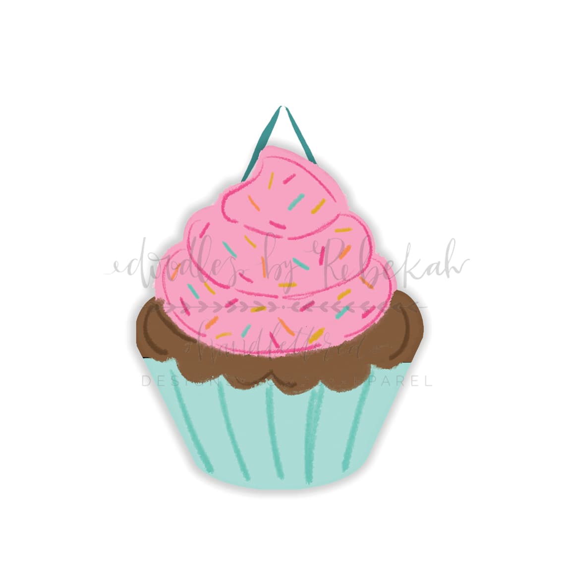 Cupcake Doorhanger - Door Hanger