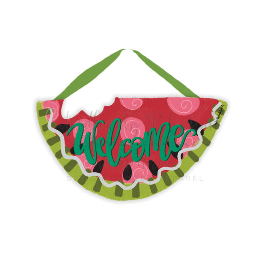 Welcome Watermelon Doorhanger - Door Hanger