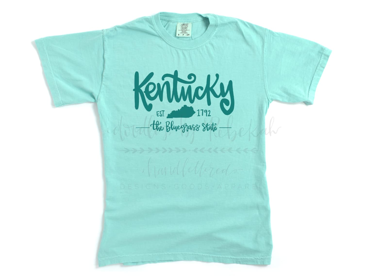 kentucky chunky script Chalky Mint tee - Tees