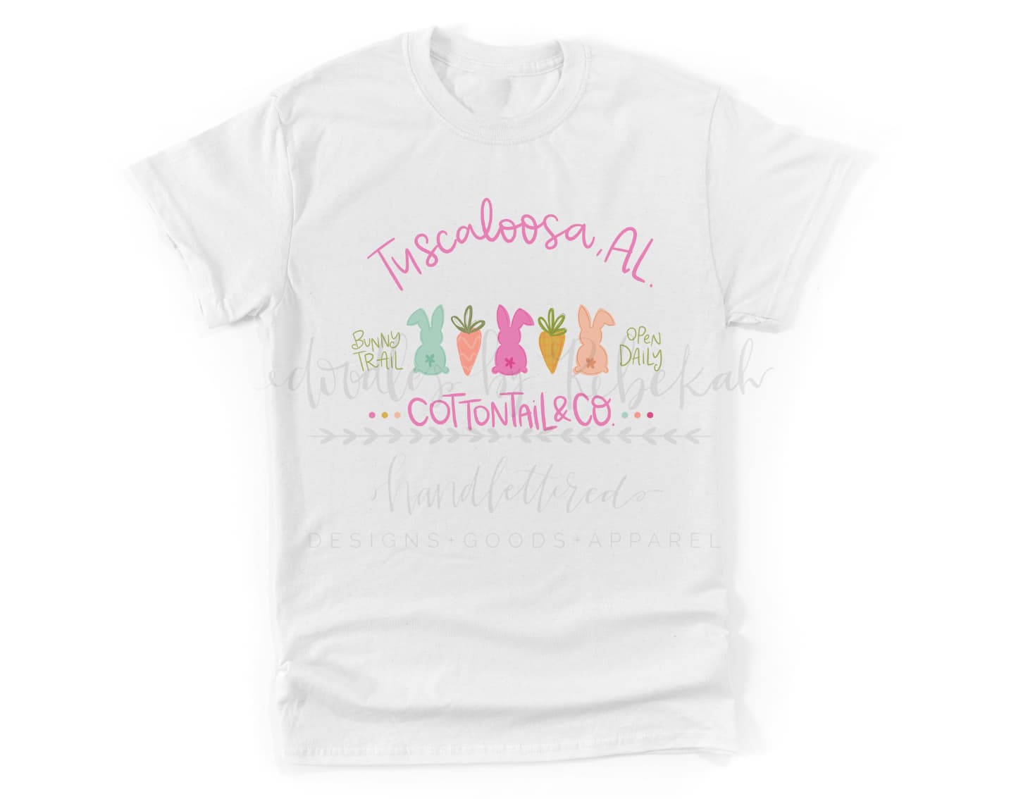 Cottontail & Co. (Custom Name) White Tee - Tees