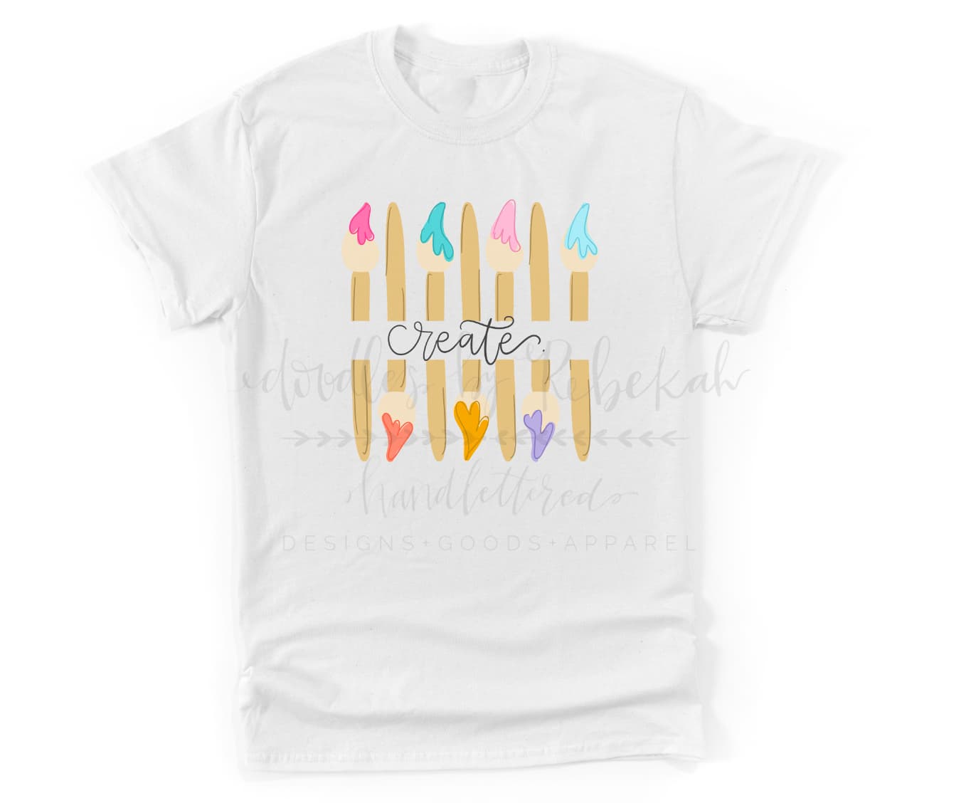 Create (Paint Brushes) Tee - Tees