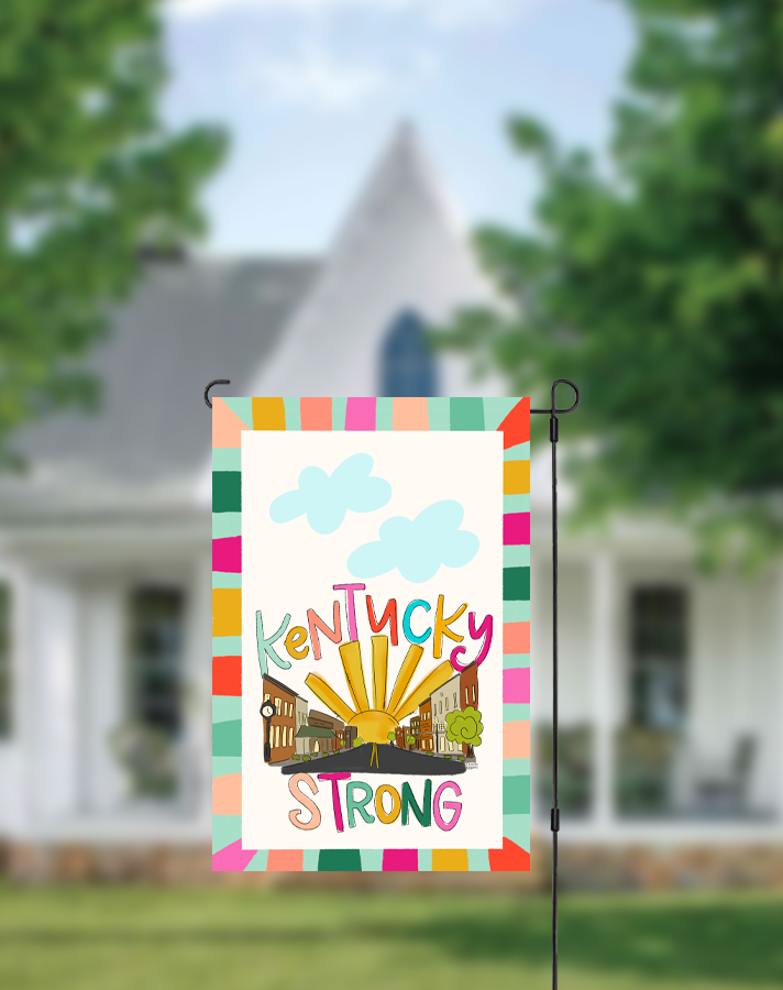 London/Somerset/Kentucky Strong Garden Flag