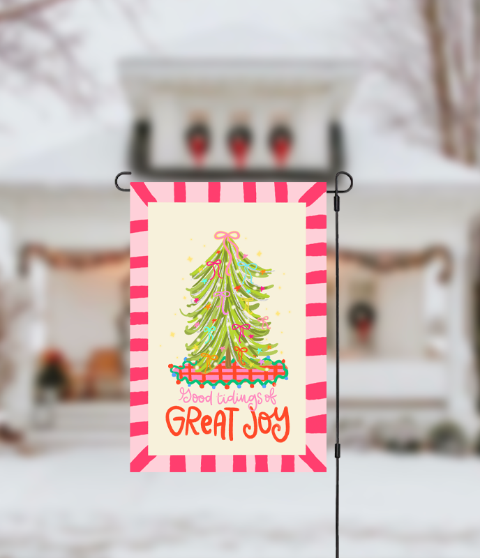 Good Tidings of Great Joy Garden Flag