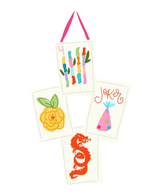 Mahjong Tiles Doorhanger