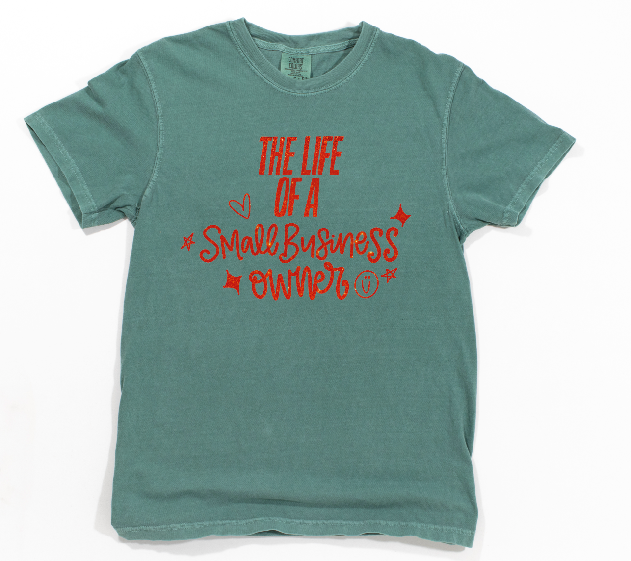 The Life of a *Custom Name* Light Green Tee