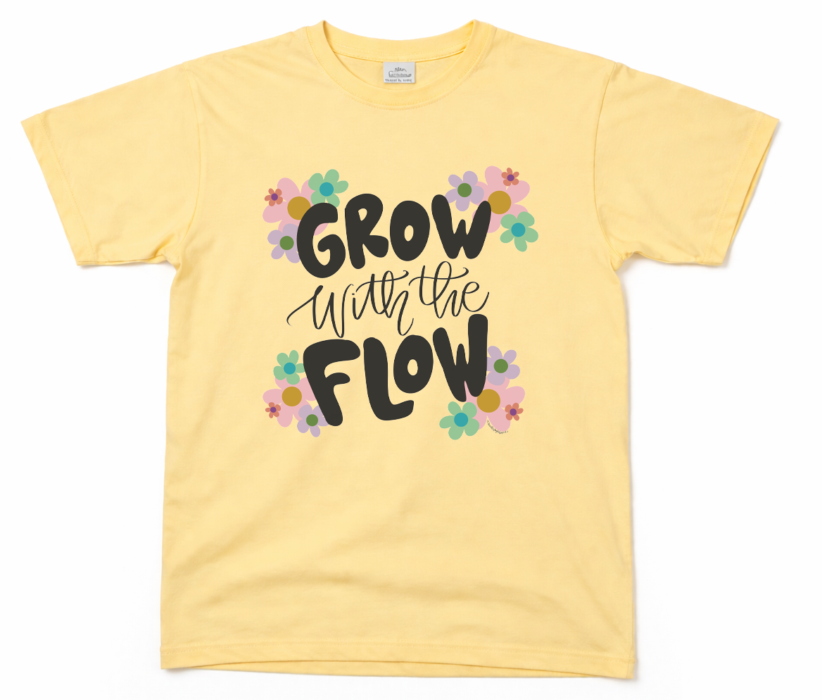 Grow with the Flow Banana Tee