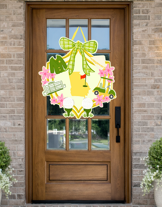 Golf Crest Door Hanger