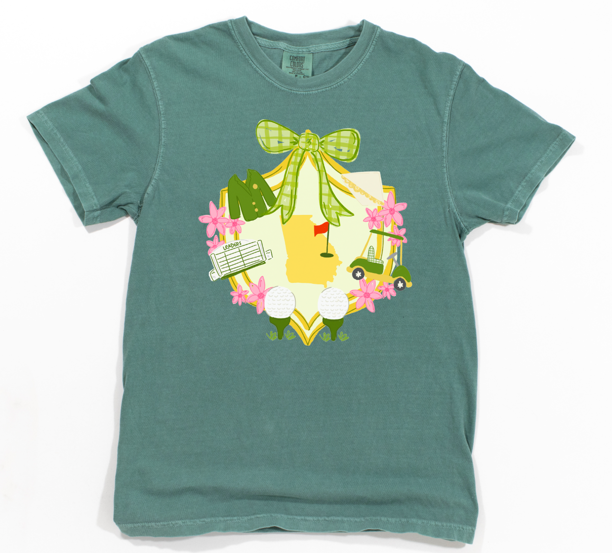 Golf Crest Light Green Tee