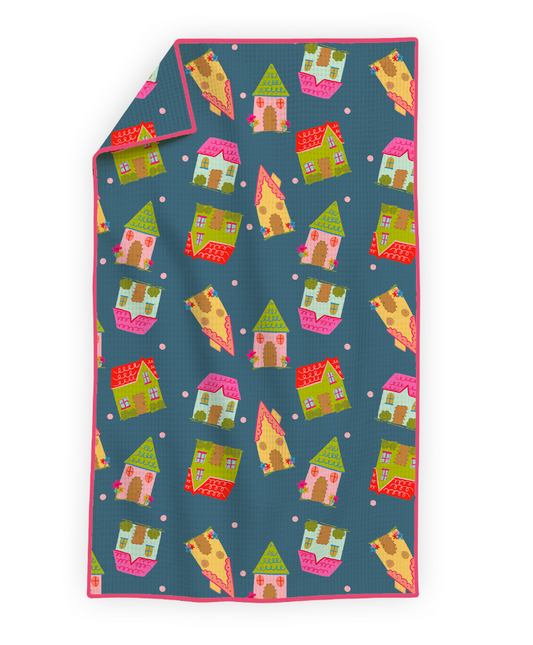 Colorful Home- Microfiber Waffle Weave Tea Towel