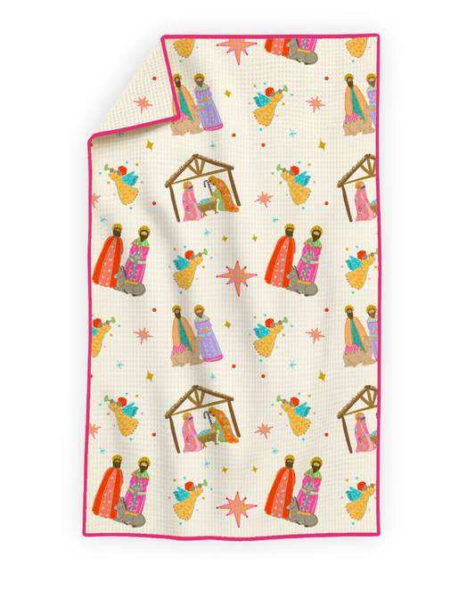 A Thrill of Hope- Microfiber Waffle Weave Tea Towel