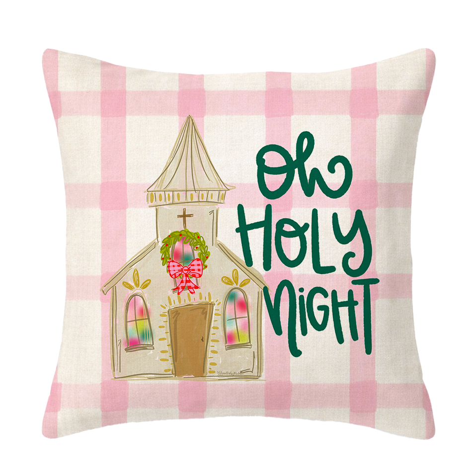 Oh Holy Night Pillow