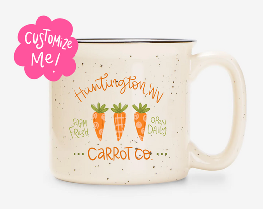 Carrot Co Custom Town name Mug