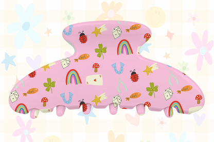Lucky Girlie- Luck Symbols Claw Clip