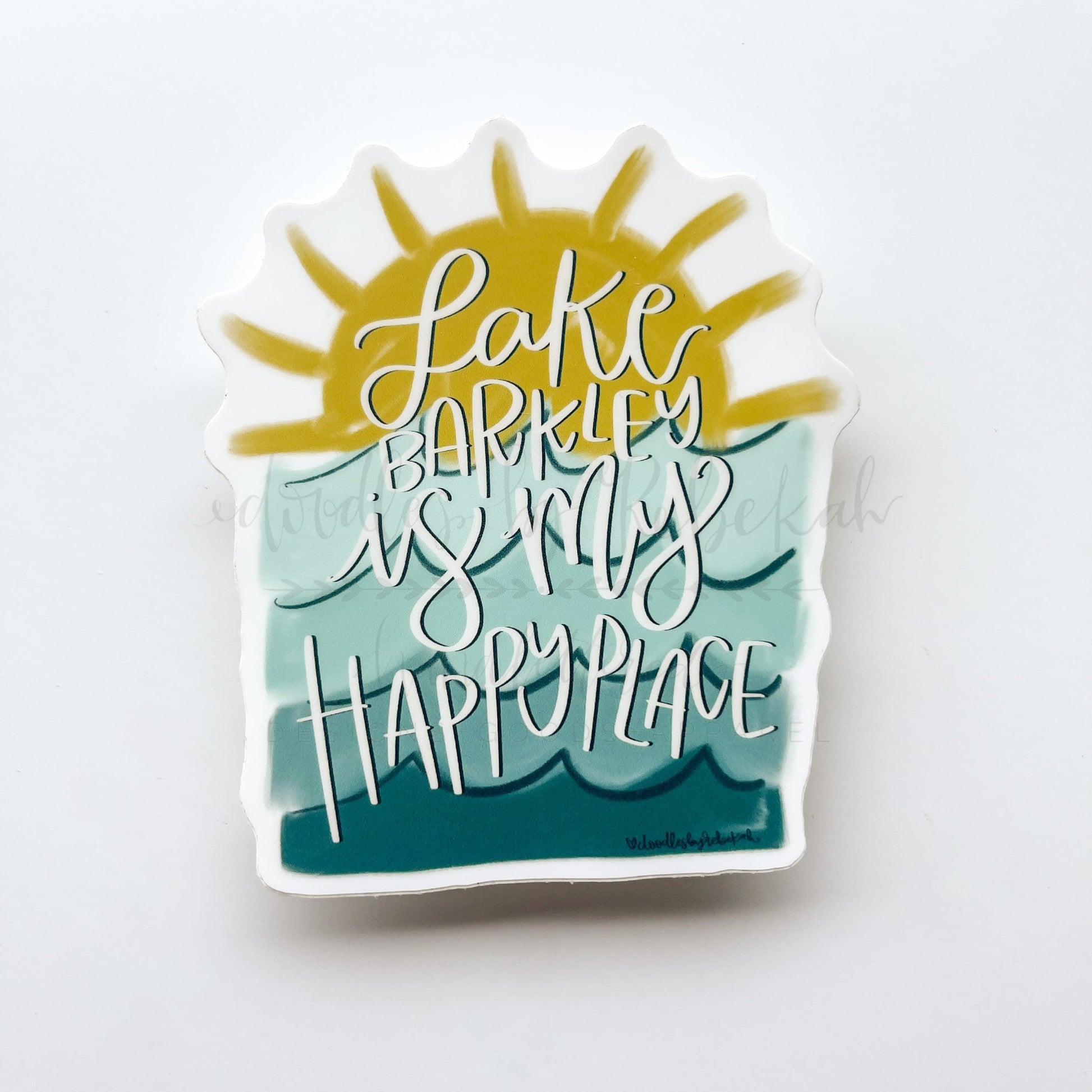 Lake Barkley Is My Happy Place Sticker - Sticker