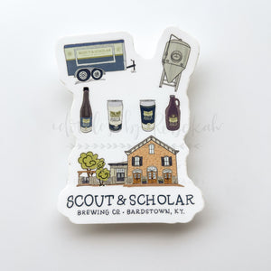 Scout & Scholar Sticker